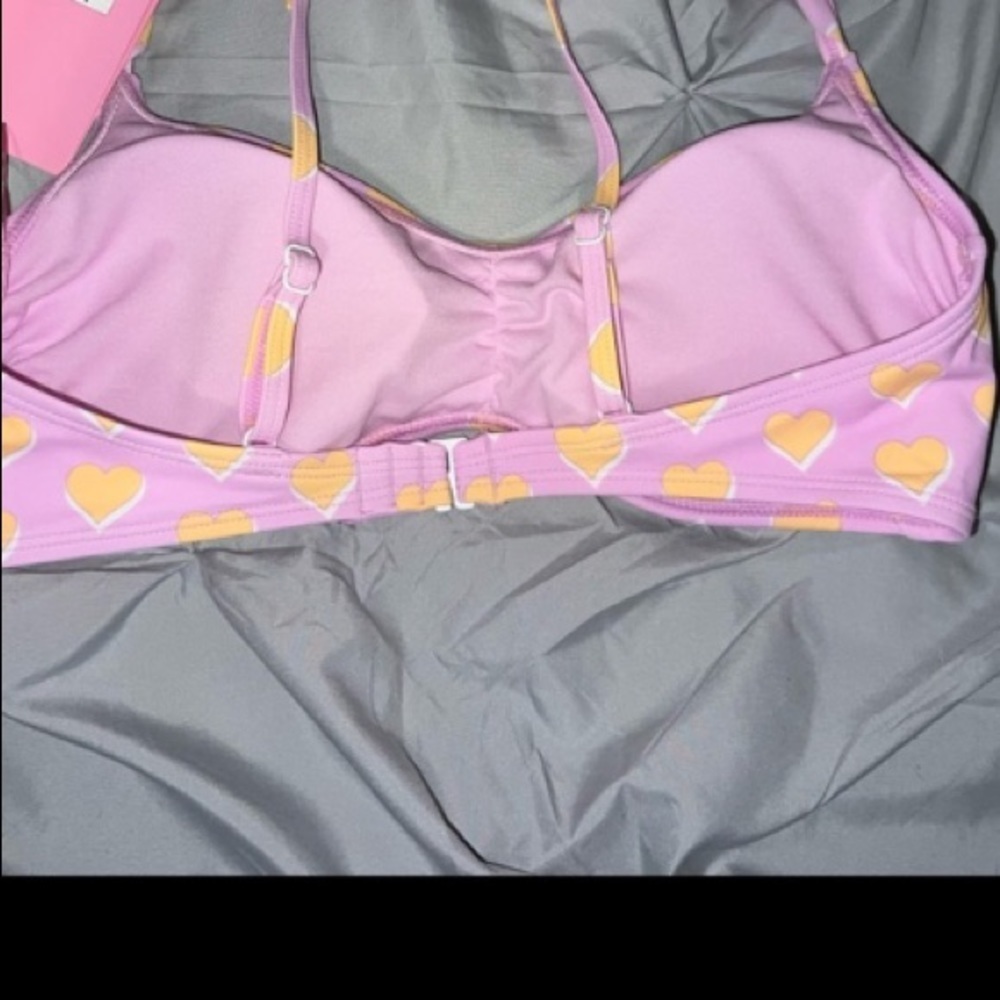 Stoney Clover Lane x Target Women's Flutter Strap Heart Print Top@ - Picture 8 of 9